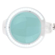 Лампа лупа LED Glov Moonlight 8013/6"-  5 диоптера - настолна бяла