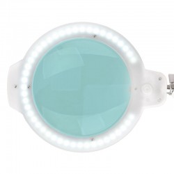 Лампа лупа LED Glov Moonlight 8013/6"-  5 диоптера - настолна бяла