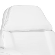 Фиксирана кушетка 557G - бяла с златиста рамка 184 x 60/80 x 76 см
