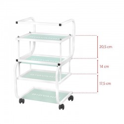 Количка за естетика модел 1012 Giovanni - 48 x 44,5 x 82 см 