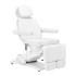 Стол за педикюр Sillon Classic (2 мотор) 185 х 58 х 61/84 см - бял