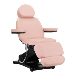 Електрическа кушетка Sillon Classic (3 мотора) - розов 185 x 58 x 61/84 см 