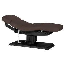 Спа кушетка Sillon Relax SPA черна основа - тъмно кафяв