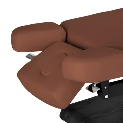 Спа кушетка Sillon Relax SPA черна основа - светло кафяв