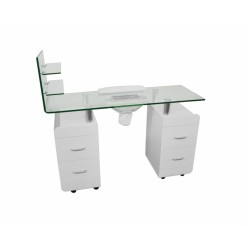 Маса за маникюр с прахоуловител PEZI 122 х 44 х 77/114 см - 32W